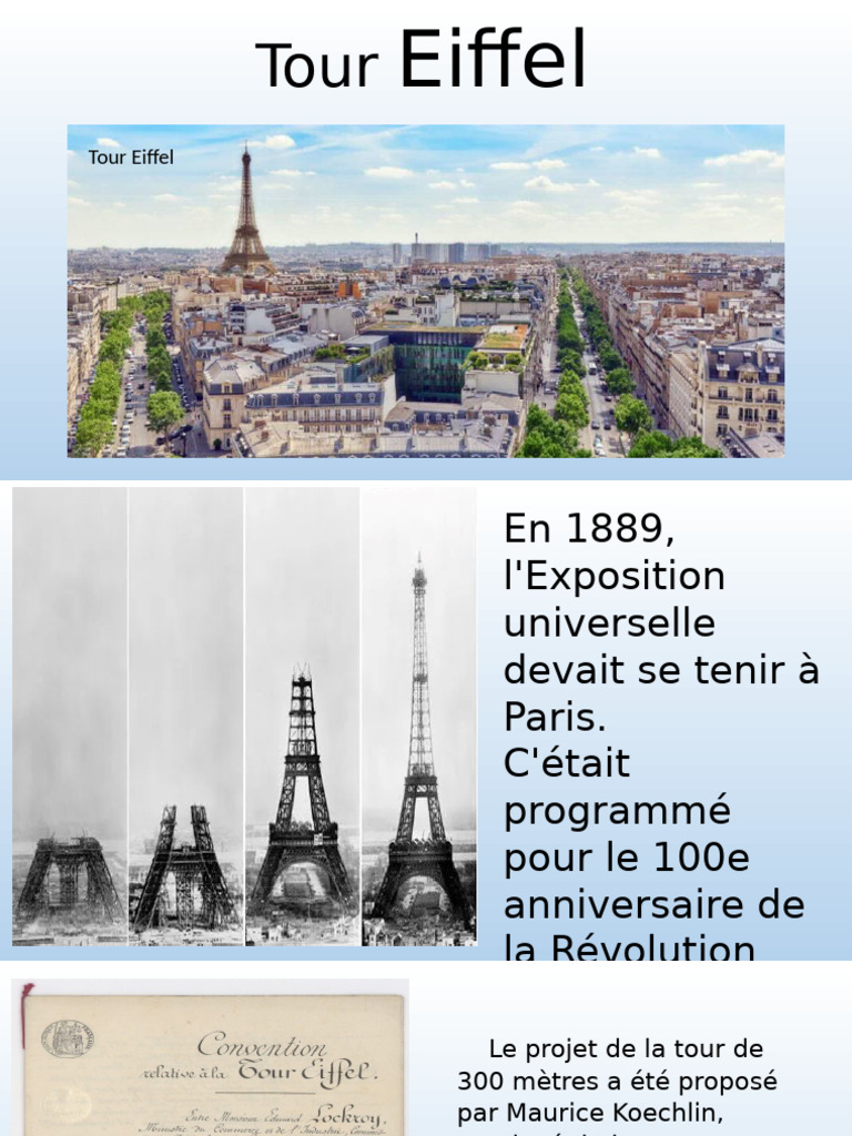 Description de la Tour Eiffel | PDF