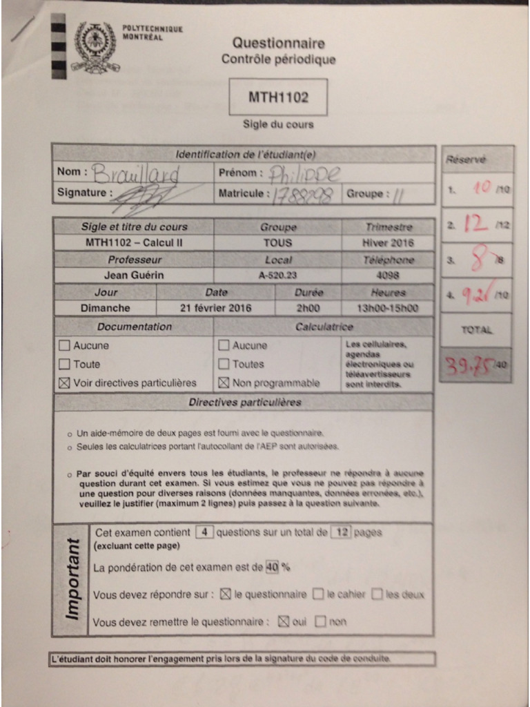 Intra H2016 - Question - Solution | PDF