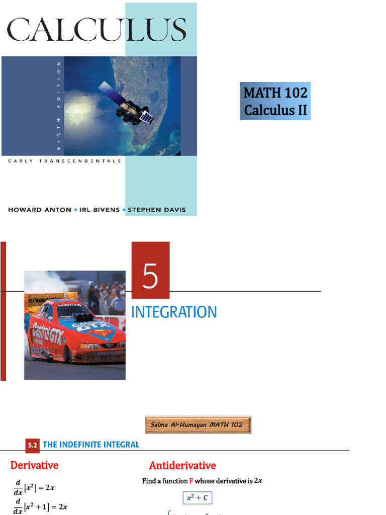 Calculus II: Derivatives and Integrals | PDF | Mathematical Objects ...
