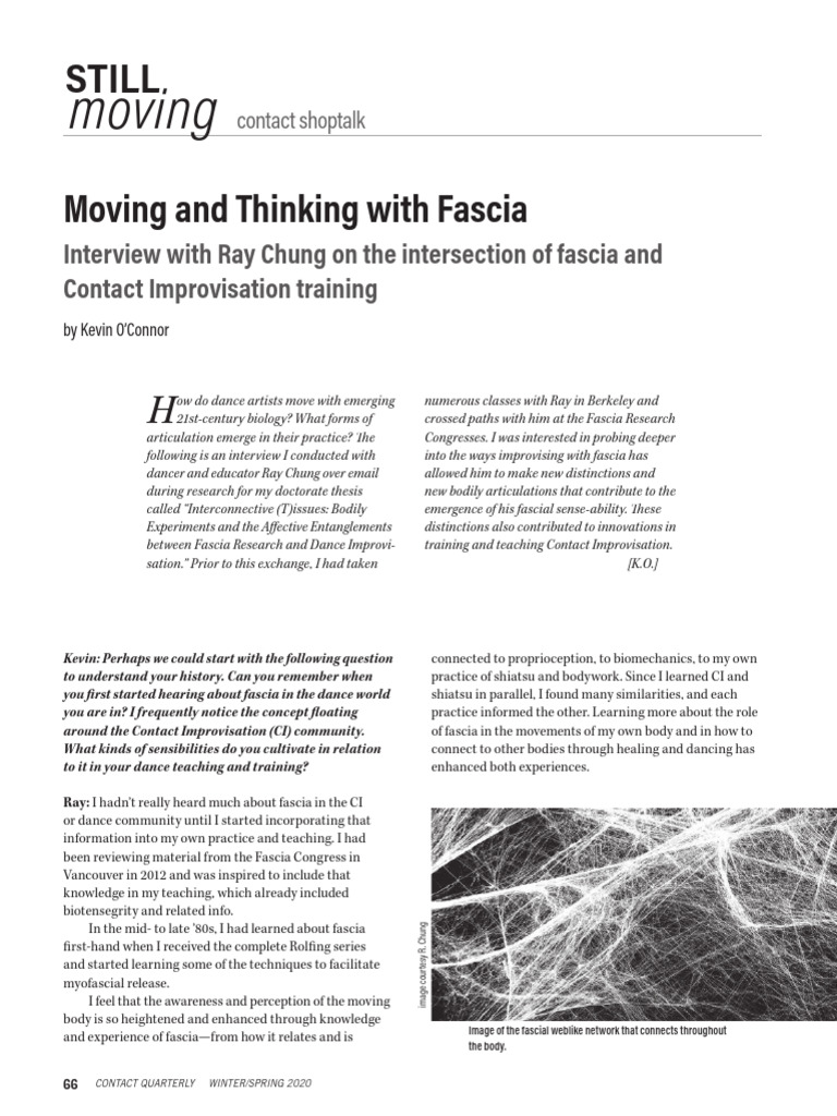 Fascia in Contact Improvisation Training | PDF | Extracellular Matrix ...