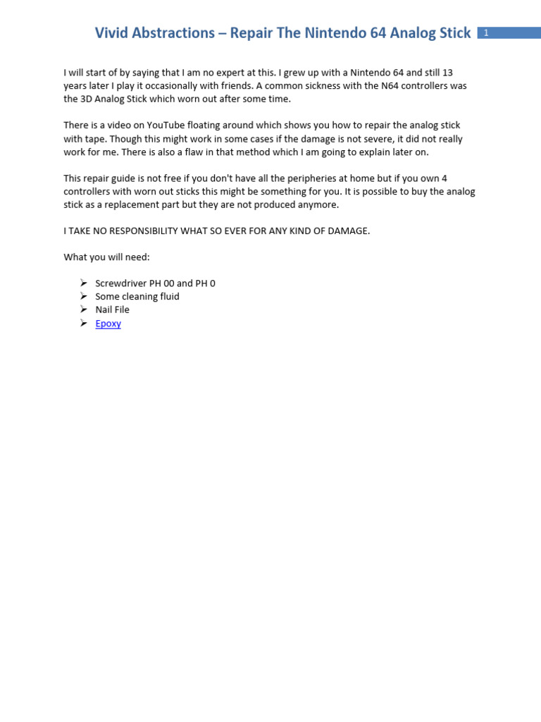 N64 Guide_sec | PDF | Electrical Connector