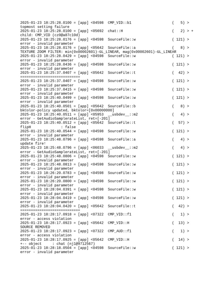 Application Error Log Analysis | PDF | Computing | Computer Engineering