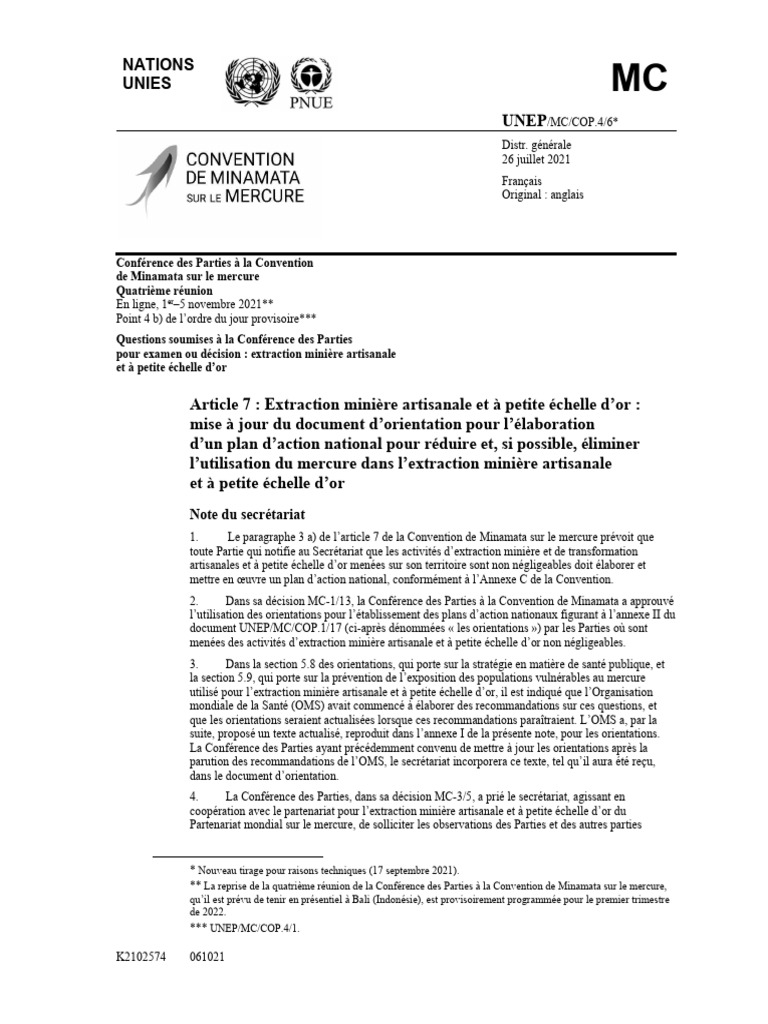 Mise à jour des orientations sur le mercure PDF Mercure (Élément) Or — free download