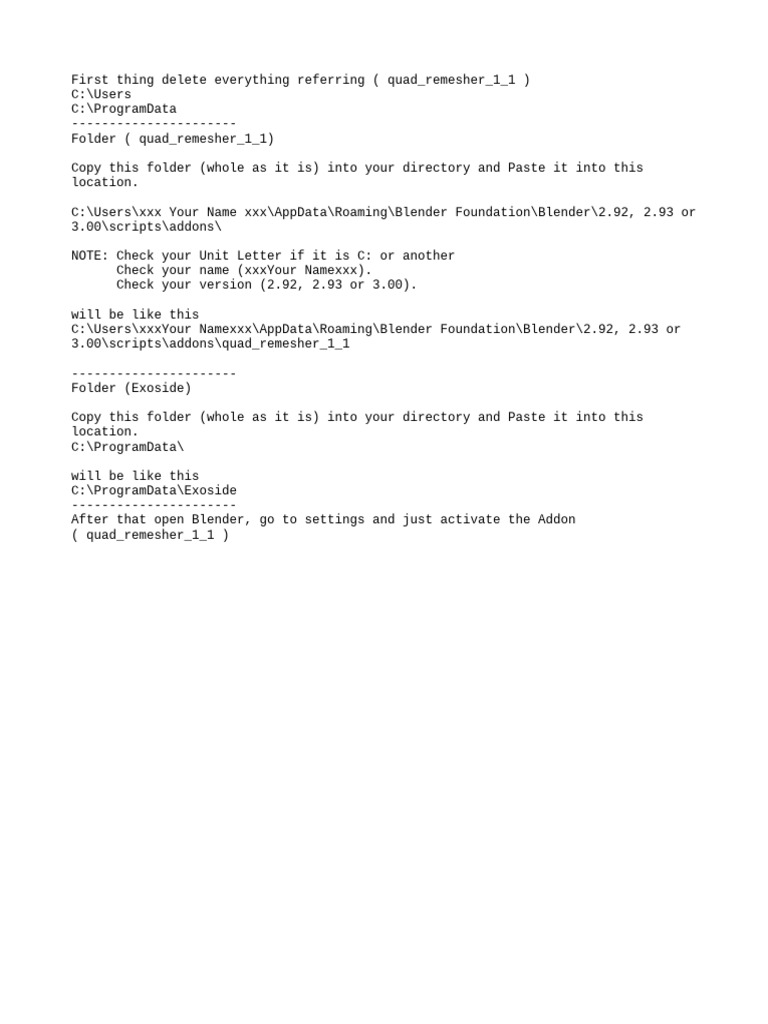 Install Quad Remesher Addon In Blender Pdf