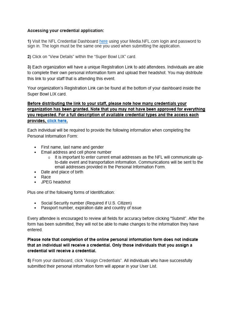 Credentials - Step by Step Instructions | PDF | Credential | Identity ...