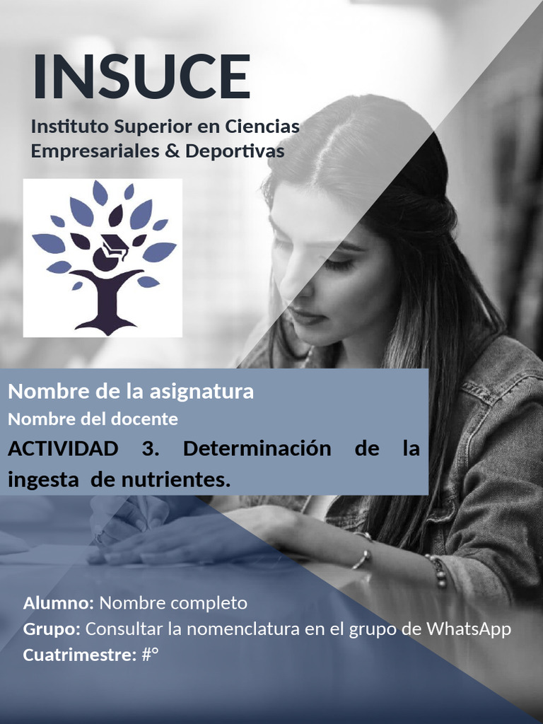Actividad 3. Determinación de La Ingesta de Nutrientes | PDF