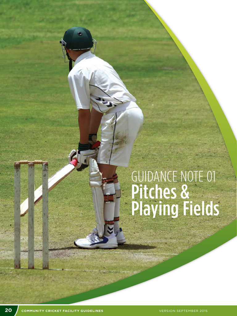 Cricket Field Guidelines for Ballarat | PDF | Cricket | Baseball Field