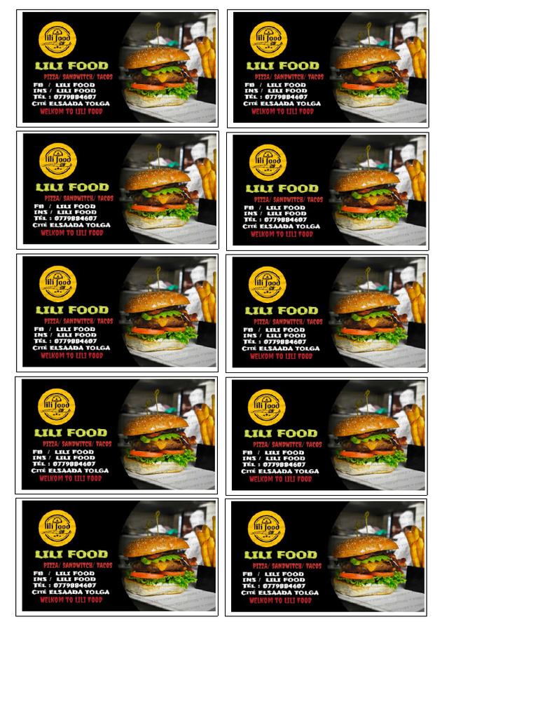 Caret Lili Food PDF