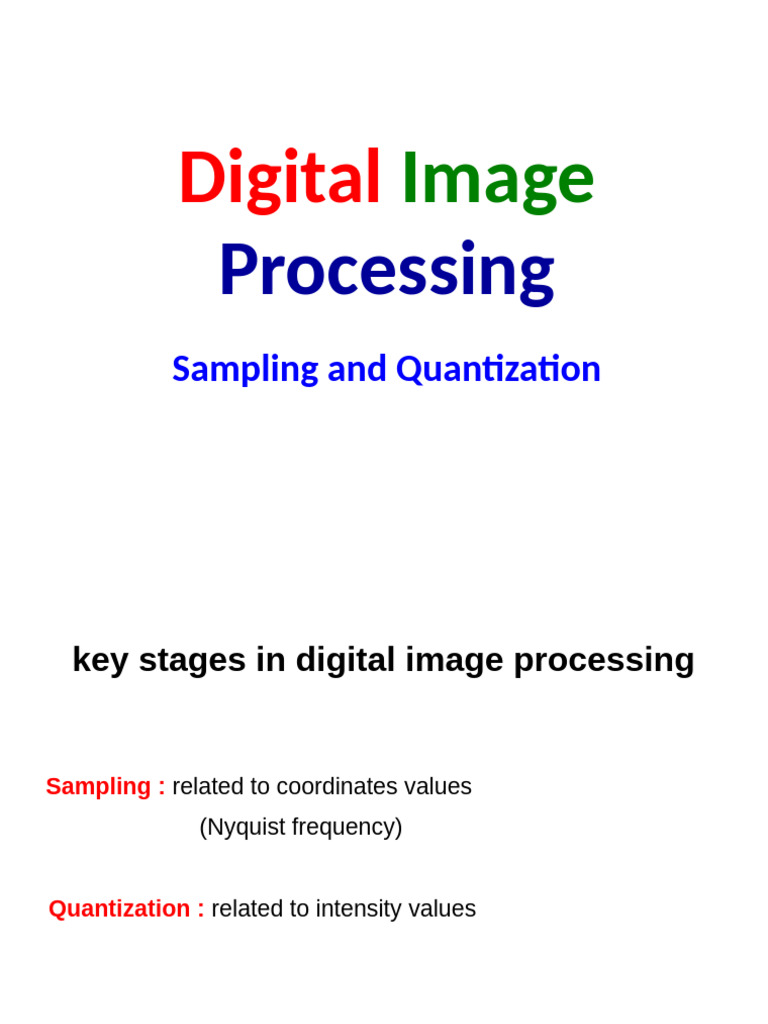 02. Sampling and Quantization | PDF | Sampling (Signal Processing ... image.