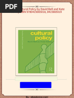 Amazon.com: The Economics of Cultural Policy: 9780521687843