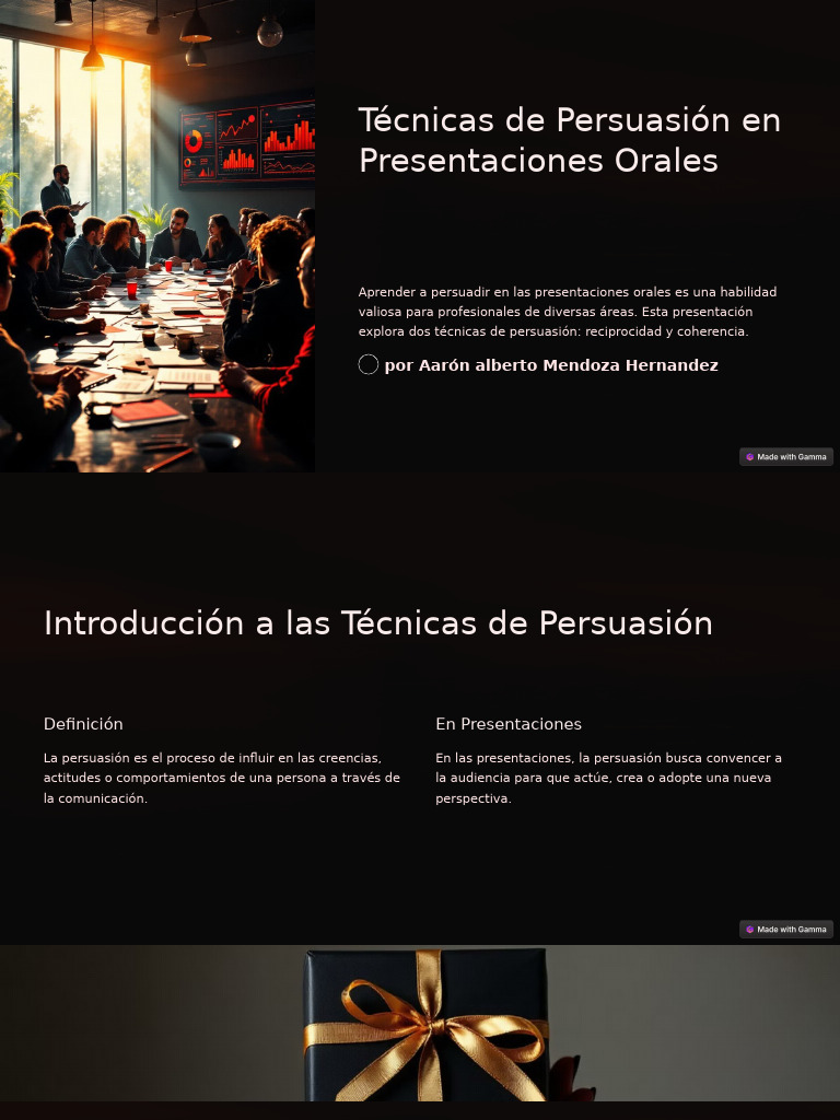 Tecnicas de Persuasion en Presentaciones Orales | PDF | Persuasión ...