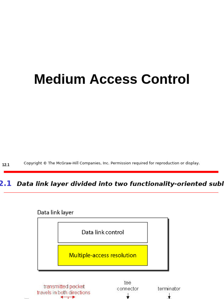 Module 4 - Medium - Access - Control | PDF | Channel Access Method ...