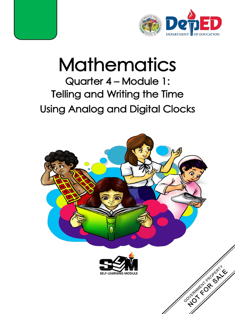 Telling Time with Clocks: Grade 2 Module | PDF | Learning