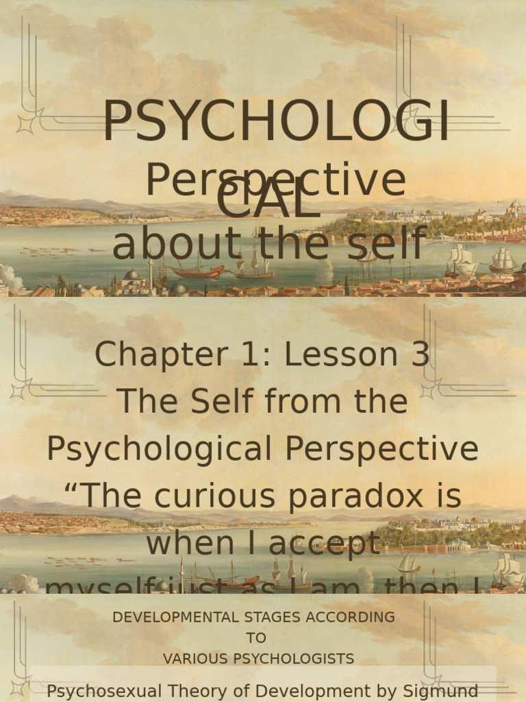The Psychological Perspective About The Self | PDF | Psychoanalysis ...