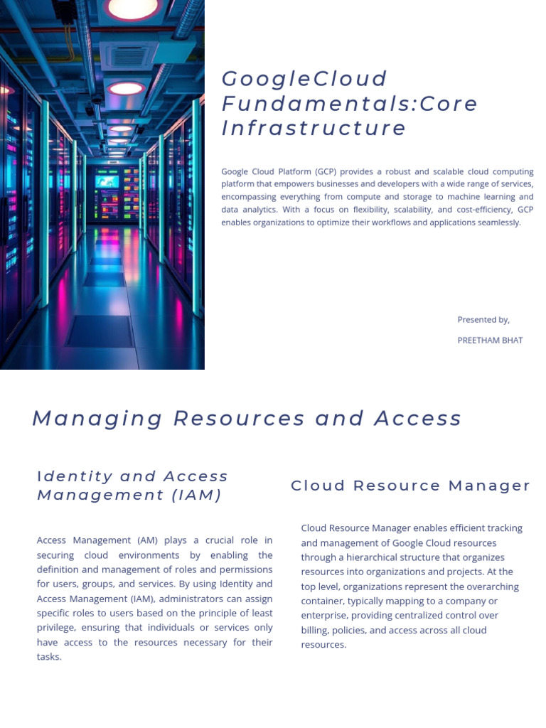 Google Cloud Platform Infrastructure Guide | PDF | Cloud Computing ...