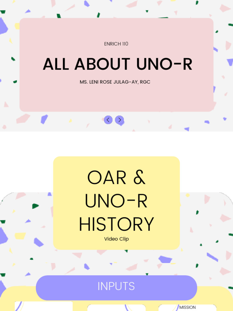 UNO-R: Mission, Vision, and Values | PDF | Love