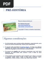 Resumo sobre a Pré-História