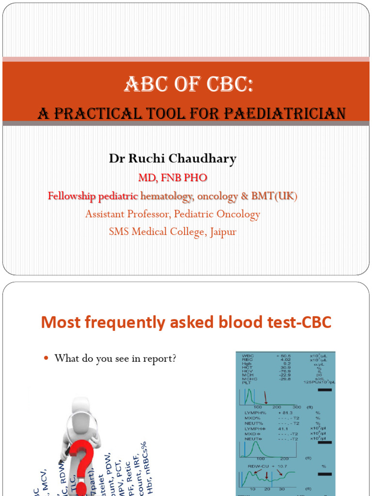 Practical CBC Interpretation for Pediatricians | PDF | Anemia | Tissue ...