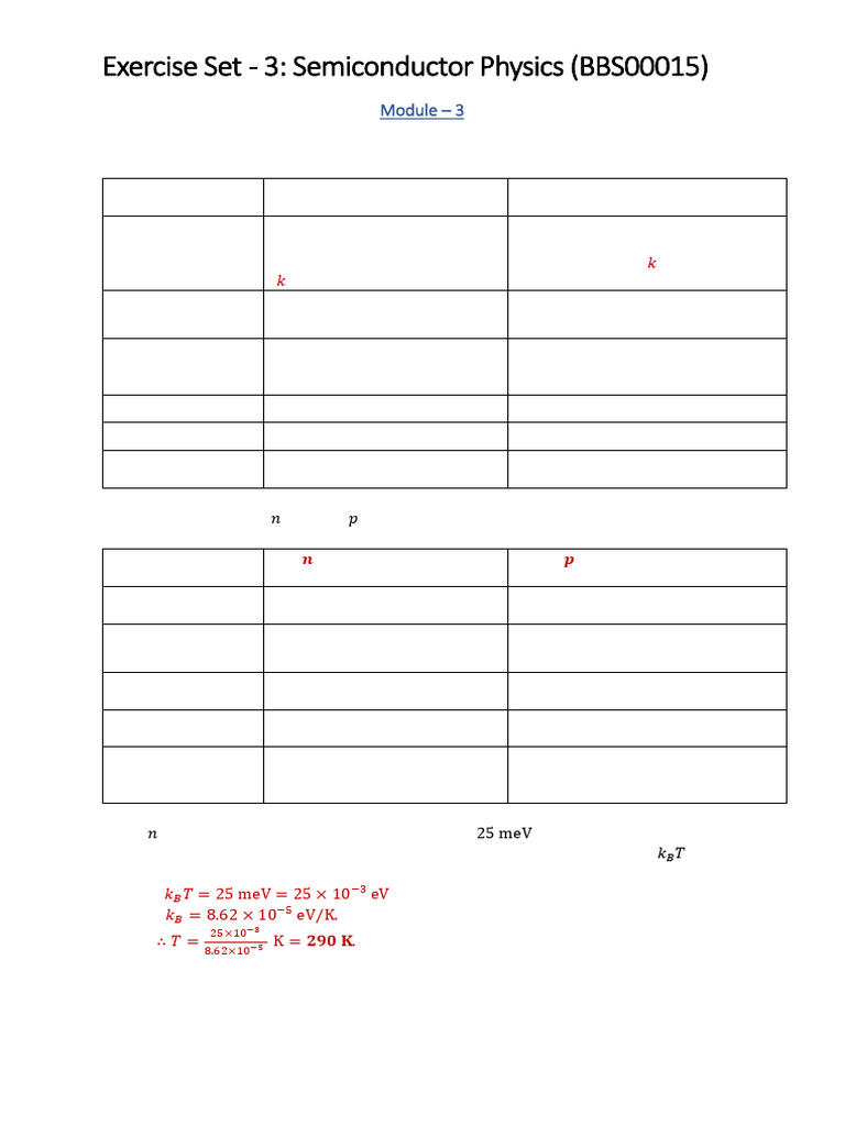 Diffusion Coefficient of Electrons in Si | PDF | Semiconductors ...
