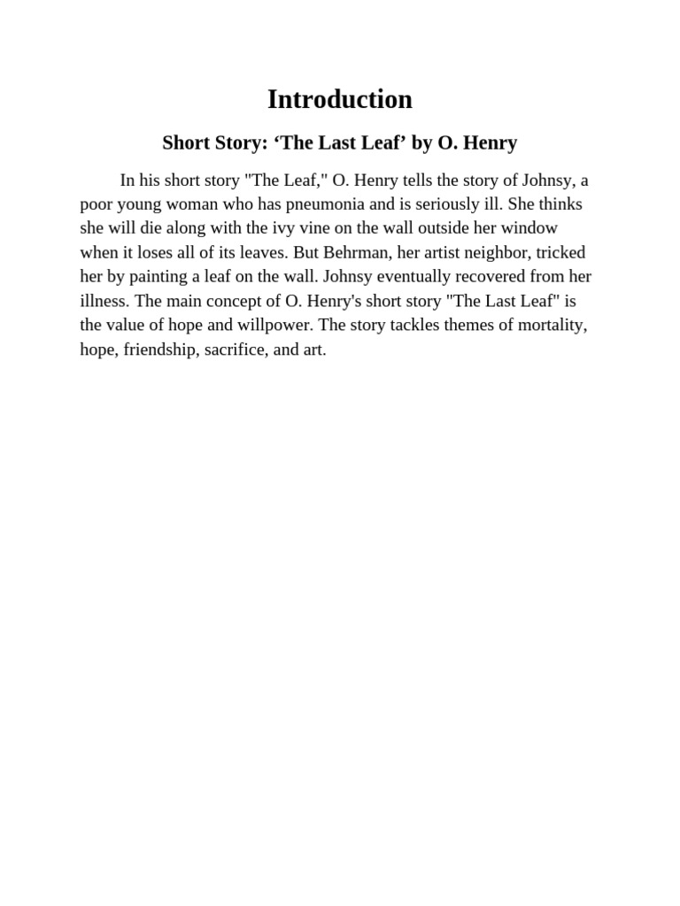 the-leaf-by-o-henry-introduction-pdf