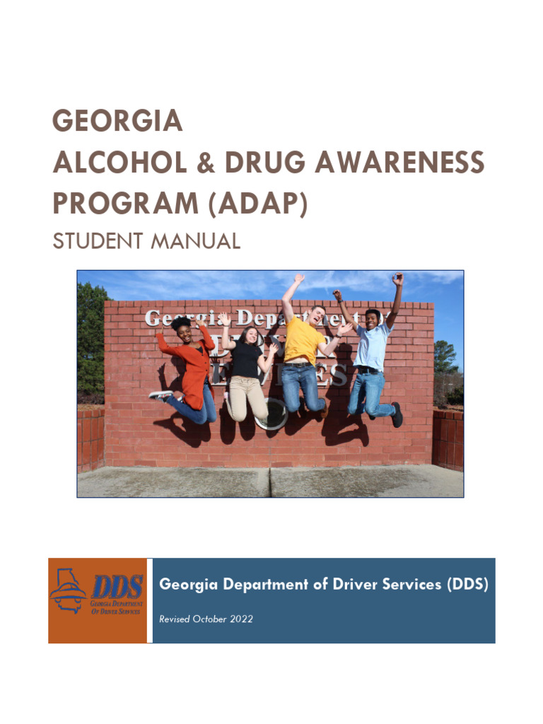 Georgia ADAP Student Manual Overview | PDF | Cannabis (Drug) | Traffic ...