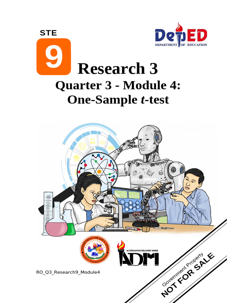 Research G9 Q3M4 One-Sample-t-Test | PDF | Type I And Type Ii Errors ...