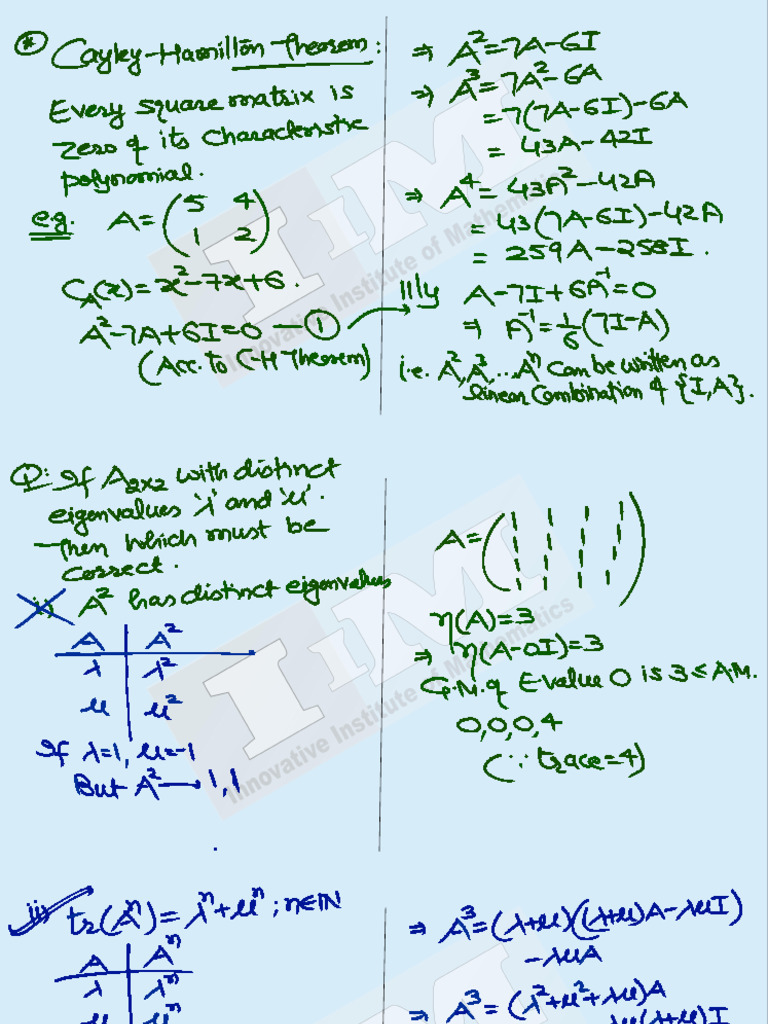 Unit 03 eigen values and eigen vectors class 5 pdf