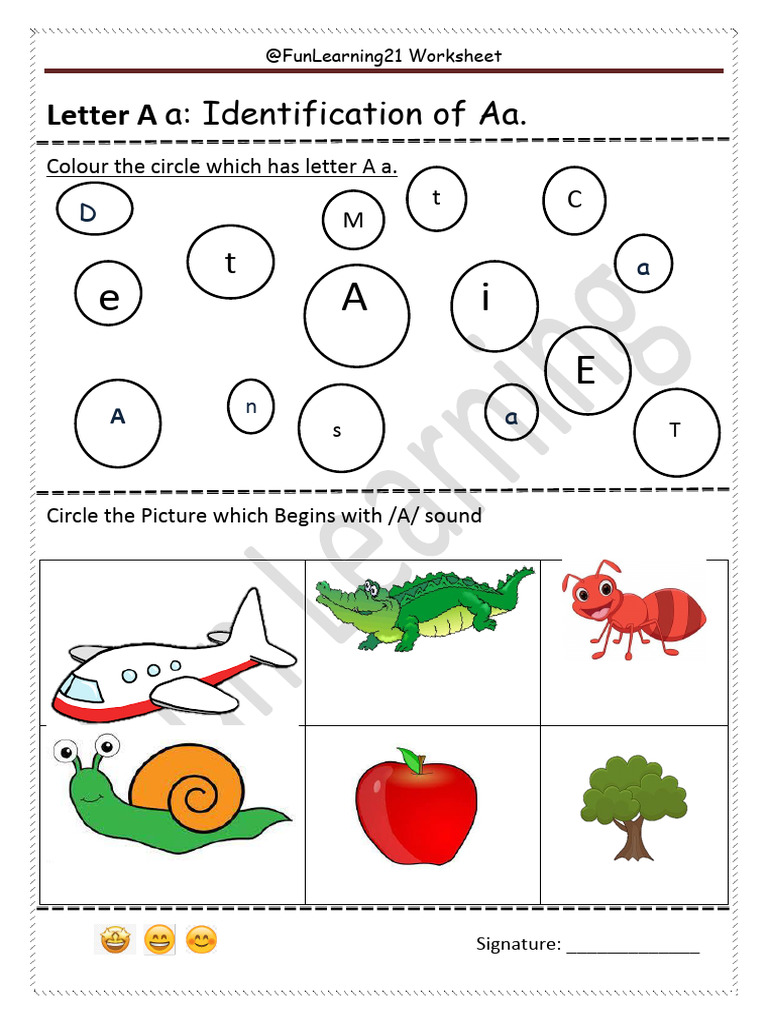 Letter A | PDF