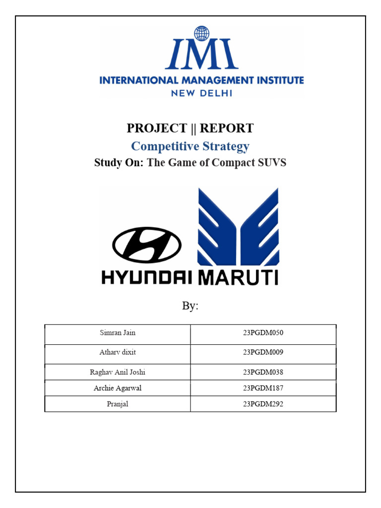 CS Report_Group3 | PDF | Electric Vehicle | Car