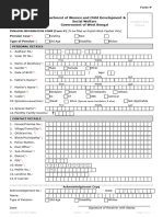 West Bengal Old Age Pension Form PDF | PDF | Disability | Marriage