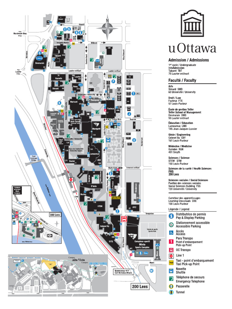 University of Ottawa Campus Map | PDF