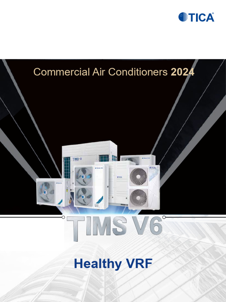 TICA VRF Catalogue Overview 2024 | PDF | Heat Exchanger | Gases
