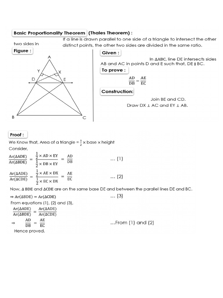 BPT Theorem | PDF