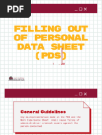 Guide To Filling Out PDS | PDF
