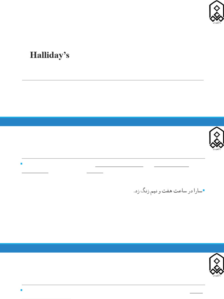 Halliday's Systemic Functional Grammar | PDF | Semiotics | Cognitive ...