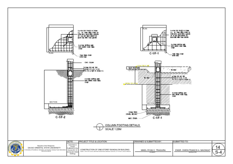 One-Storey Bungalow Building Plans | PDF