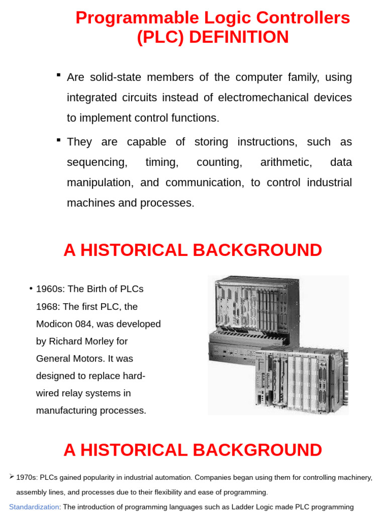 plc lecture1 | PDF | Programmable Logic Controller | Automation