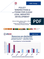 Session III Policy Perspective and Options For Clean Coal Industry Development