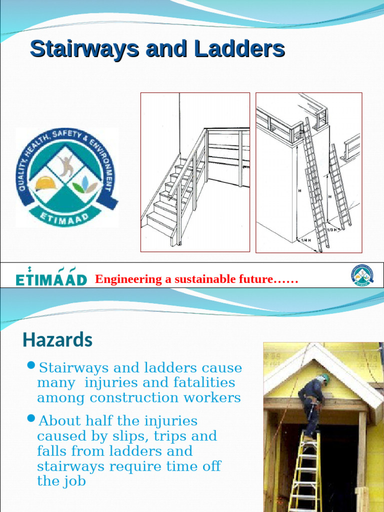 14 Stair Ladder Training Module | PDF | Stairs | Ladder