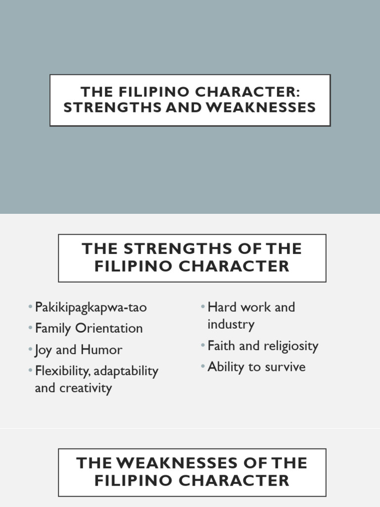The Filipino Character | PDF | Humour | Disciplines