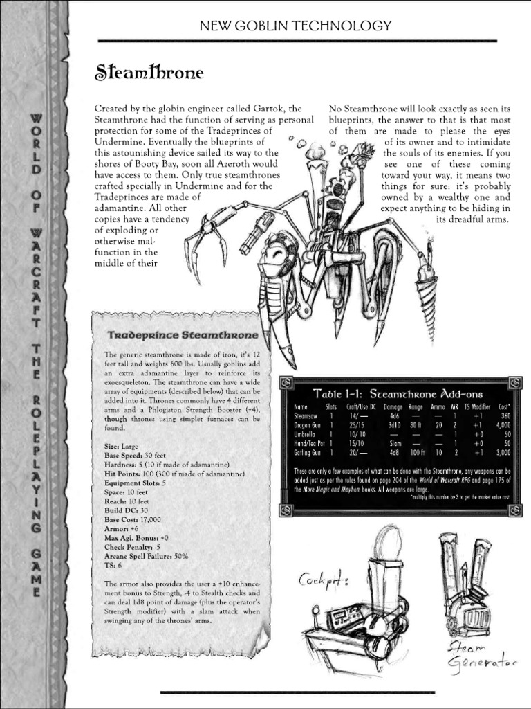WoW - Web Enhancement - Steam-Throne | PDF