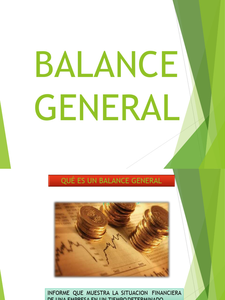 Balance General: Estructura y Componentes | PDF | Hoja de balance | Bancos