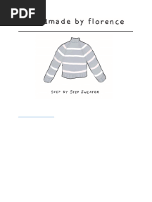 Step by Step Sweater 