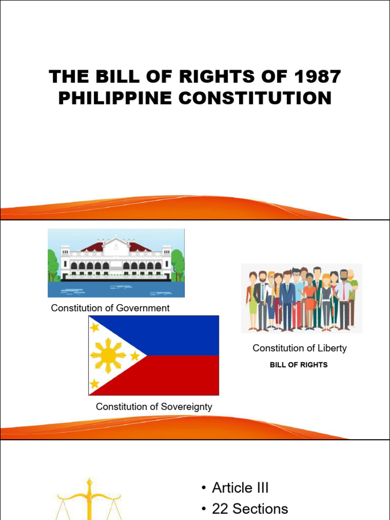 1987 Philippine Bill of Rights Overview | PDF