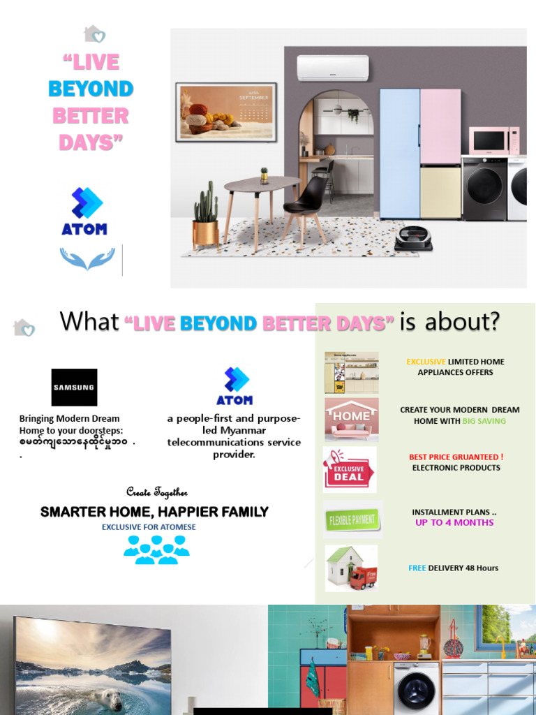 ATOM - SAMSUNG - Collab - Live Beyond Better Day Promotion For ...