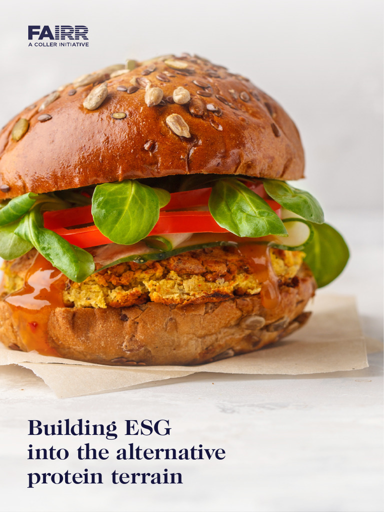 Coller FAIRR Index Building ESG Into The Alternative Protein Terrain ...