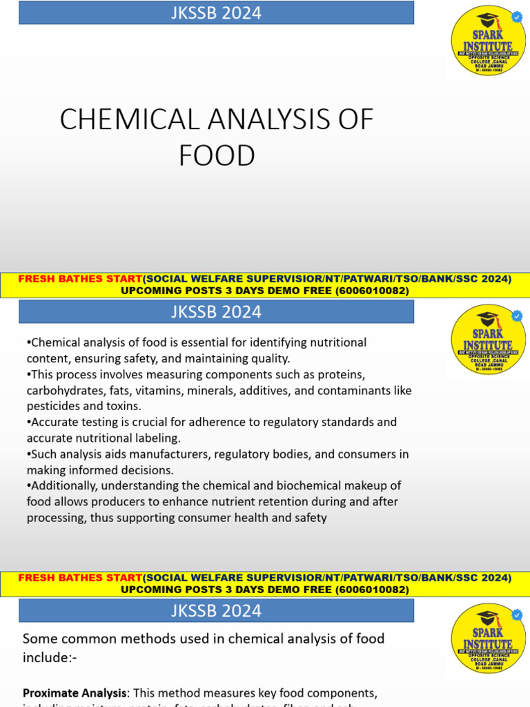 CHEMICAL ANALYSIS OF FOOD TECHNIQUES AND APPLICATIONS PDF visual data 7