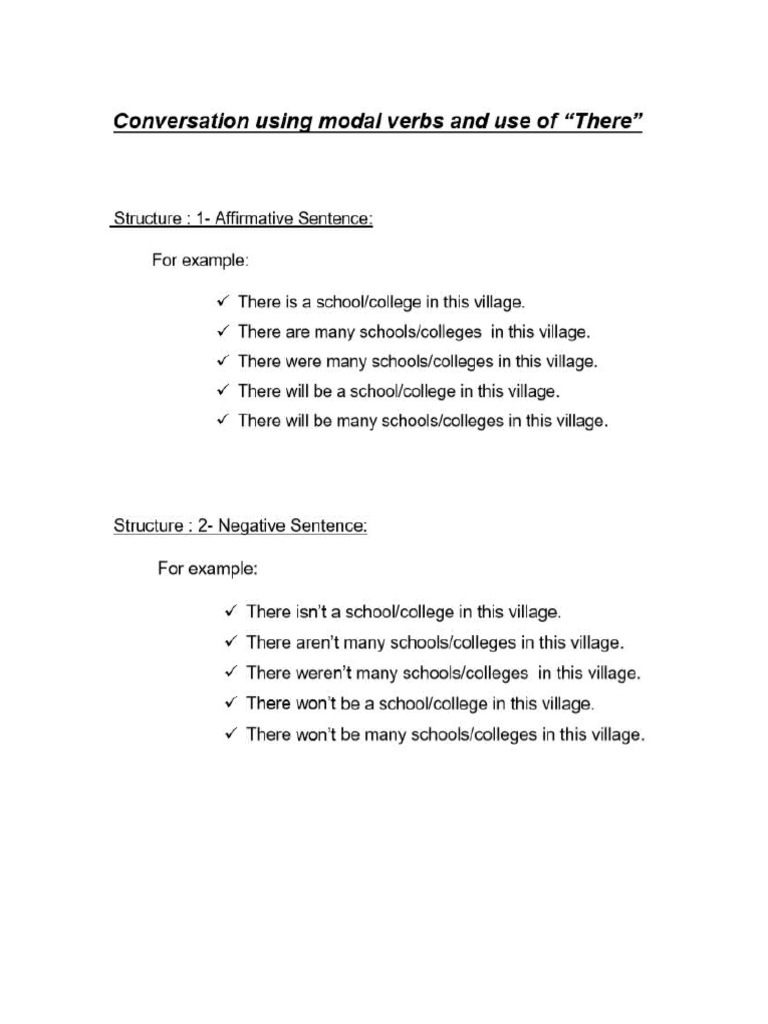 Conversation Using Modals 1 Pdf
