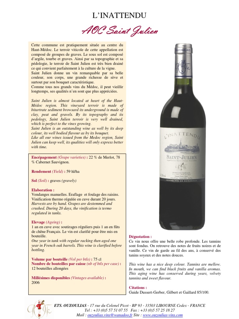 Ouzoulias St Julien L Inattendu Pdf