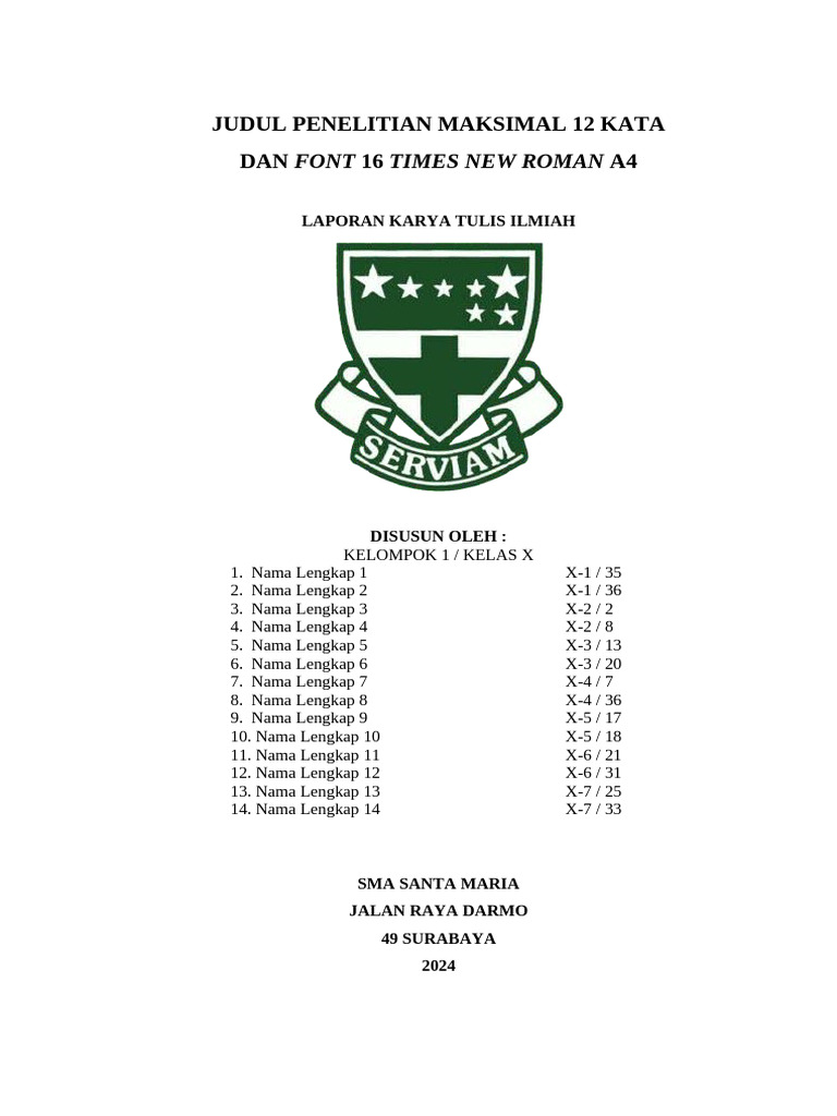 Format KTI_ASAS Projek | PDF